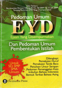 Image of Pedoman Umum Ejaan Bahasa Indonesia Yang Disempurnakan dan Pedoman Umum Pembentukan Istilah