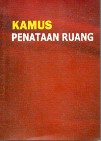 Image of Kamus Penataan Ruang